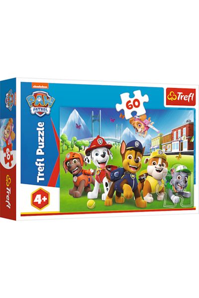 Trefl Puzzle - Paw Patrol, Puppies in the Grass, 60 Pieces