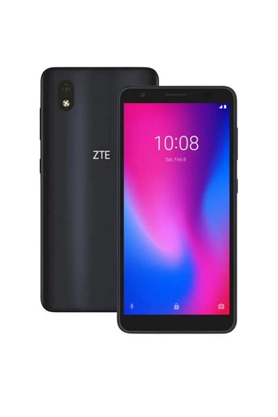 ZTE هاتف Blade A3 ثنائي الشريحة، ذاكرة وصول عشوائي (RAM) سعة 1 جيجابايت، سعة تخزين 32 جيجابايت، بطارية 2600 مللي أمبير/ساعة - رمادي غامق