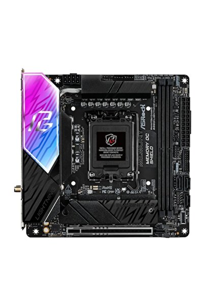 ASROCK Placa de baza B860I LIGHTNING WIFI, LGA1851, 2xDDR5, 128GB, Mini-ITX, ...