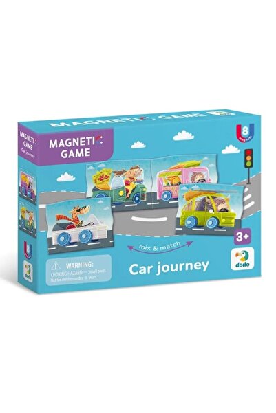 Dodo Educational Magnetic Game, Vehicle Adventure by Dodo, 144x103mm, 3+ Years