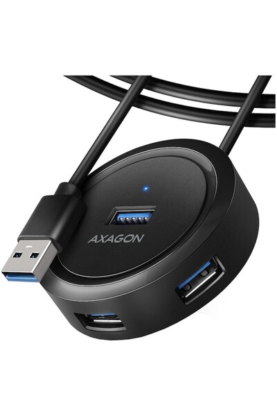 Axagon Hub USB HUE-P1AL, USB 3.2, Cablu USB-A