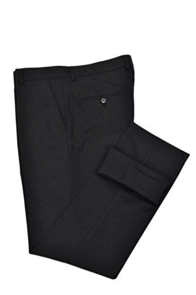 KAMER Men's Classic Pleatless Fabric Trousers P1164 Bgl-St04742