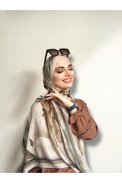 cs camellia scarf Lotus Soft Collection - Beige