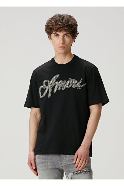 Amiri Script Black T-Shirt