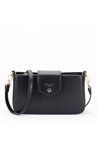 David Jones Geantă mică neagră David Jones Paris CM6773A 14