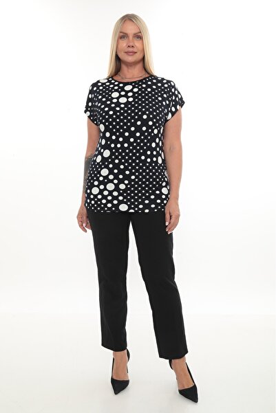 Javelin Collection Önü puantiyeli viskon bluz