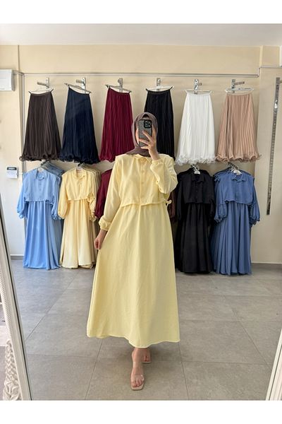 MODA CEYDA РОКЛЯ С ЖИЛЕТ