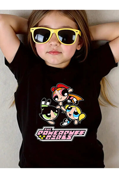 haha تي شيرت Powerpuff Girls للأطفال
