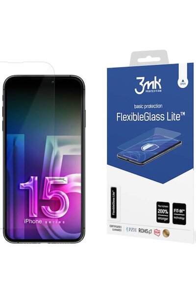 3MK Προστατευτικό οθόνης FlexibleGlass Lite για iPhone 15 Pro Max