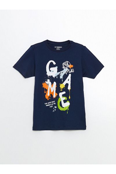 LC Waikiki Set de pijamale pentru băieți cu gât crew, 2 piese