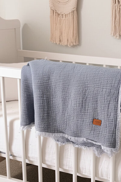 Murat Baby بطانية أطفال من القطن الناعم مقاس 96 × 107 سم – مناسبة للاستخدام ف...