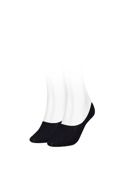 Tommy Hilfiger , Șosete unisex foarte scurte, 2 perechi, negre, 35-38
