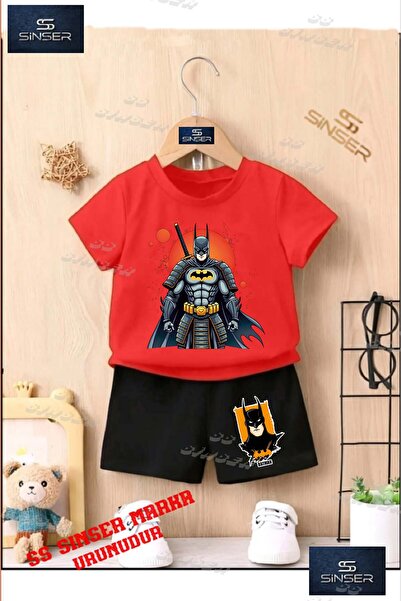 SS SİNSER Tricou cu gât rotund cu imprimeu special „BATMAN CIRCLE NINJA” UNIS...