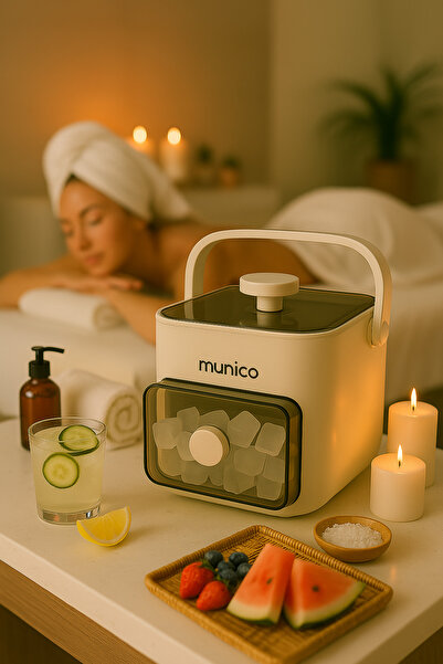 Munico Buz Hazırlamanın En Pratik Hali Silikon Kalıplı Kapaklı Saklama Kutusu...