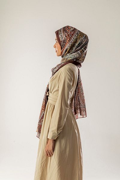 FLEUR SOİE Ethnic Pattern Janjan Shal