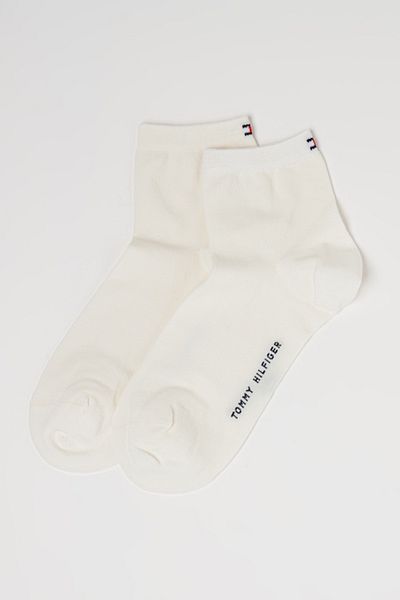 Tommy Hilfiger Set de șosete scurte - 2 perechi, alb murdar, mărimea 39-42