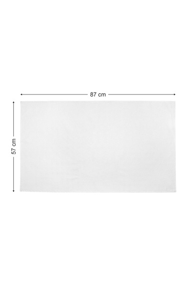 HOMELKA Washing Machine Cover Liquid Proof Fabric White Color Plain Model