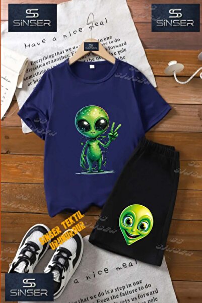 SS SİNSER Παιδικό UNISEX “ALIEN GREEN ZFR SIGN” Μπλουζάκι με ιδιαίτερη στάμπα...