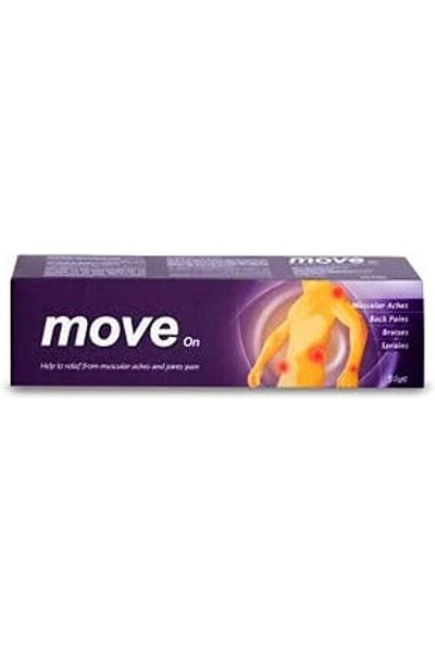 Move On موف اون كريم تدليك لتخفيف آلام المفاصل والعضلات، 50 مل - وحدة واحدة