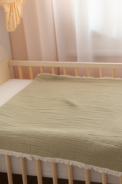Murat Baby Soft Textured Cotton Baby Blanket 96X107 cm – Suitable for Crib and Bed Use