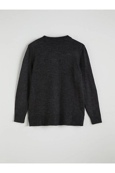 LC Waikiki Дамски пуловер с класическо трикотажно деколте и мъниста LCWAIKIKI (W5)