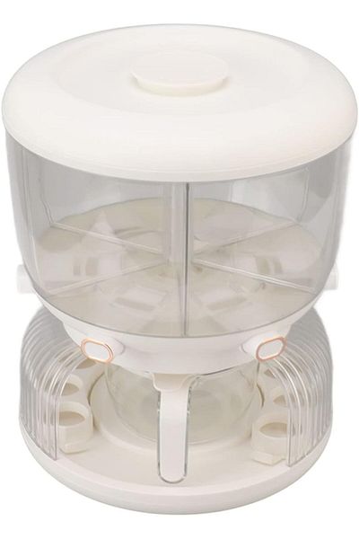 N2Y 360 Degree Rotating Grain Storage, Food Dispenser, Rotating Rice Grain Dispenser, Storage Container