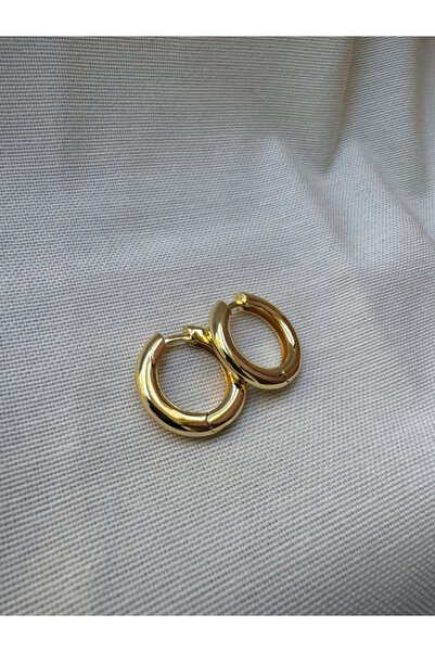 bijuxbymrv Kalın Boru Küçük Boy Halka Küpe