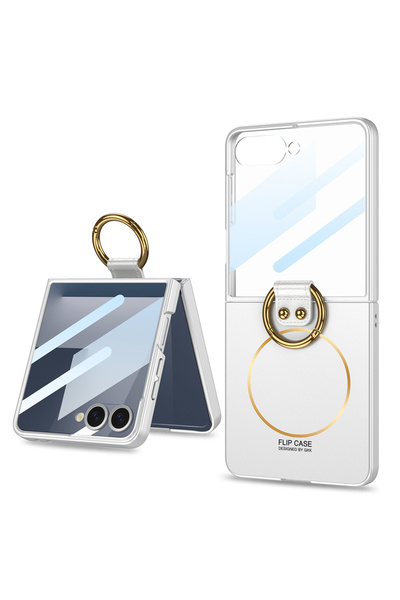 m.tk moveteck Samsung Galaxy Z Flip 7 Kılıf Magsafe Wireless Şarj Destekli Kı...