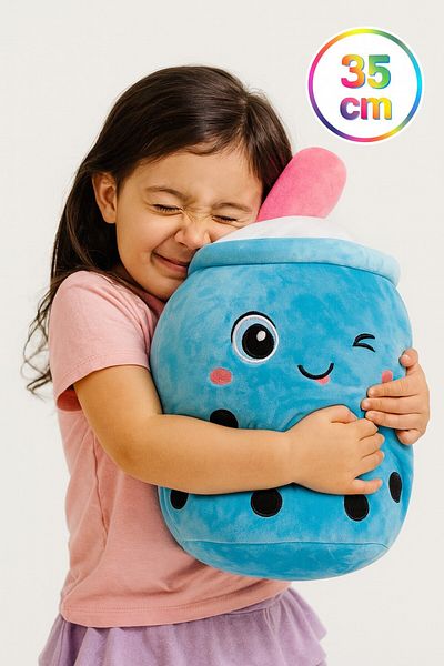 TOYFEST Bubble Tea Blue Plush 35 cm