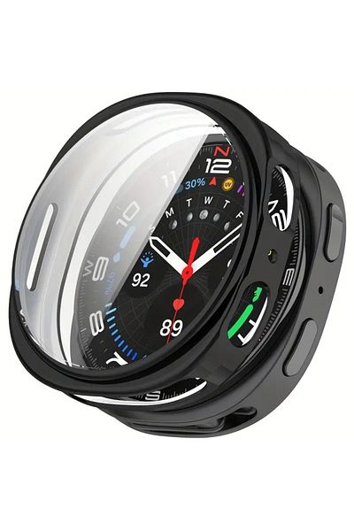 NANOSPACE Silicone Case Full Protection Case Compatible with Samsung Galaxy Watch 8 44mm