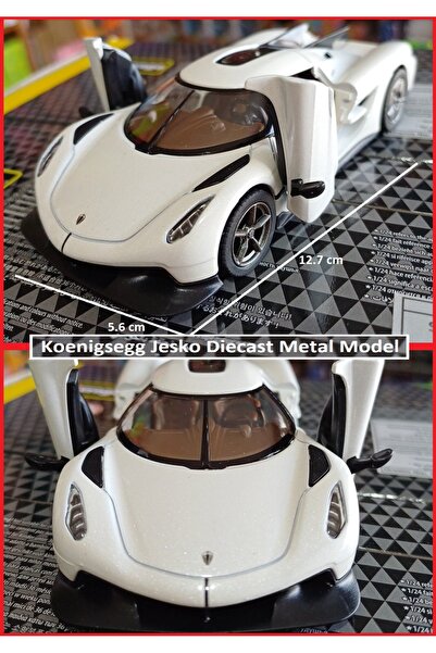 OYUNCAKSAHİLİ Koenigsegg Jesko Model Lısanslı Collectıon Model Kapılar Yukarı Açılır Çekbırak Araba Orjinal