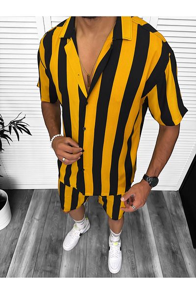 dehaine Men's Summer Set, Shorts and Shirt, 13256