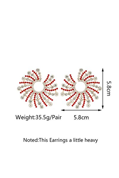 SIC MODA Elegant Earrings with Crystals, Sic Moda 6070
