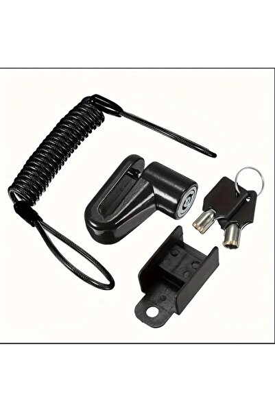 sgeteknoloji MOTORSİKLET SCOOTER BİSİKLET TEKERLEK ELEKTRİKLİ ARAÇ DİSK KİLİDİ GÜVENLİK KİLİTİ