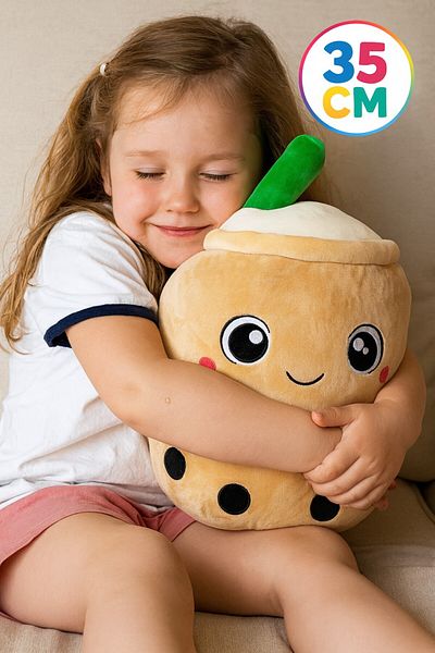 TOYFEST Bubble Tea Brown Plush 35 cm