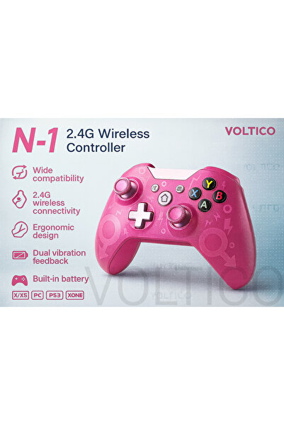Voltico N-1 2.4G Kablosuz Gamepad – XONE / PS3 / PC / XSX Uyumlu