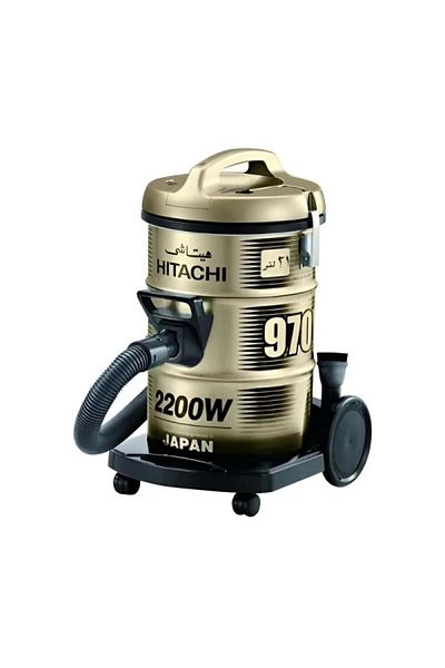 HITACHI Hitachi Barrel Vacuum Cleaner - 21 Liters - 2200 Watts - Gold - CV-970Y SS220 TG