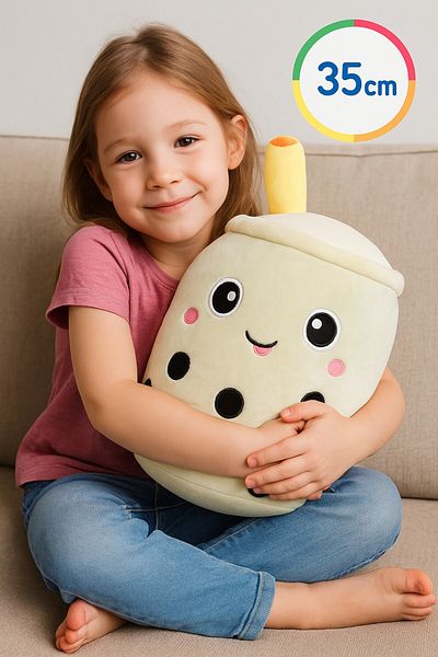 TOYFEST Bubble Tea White Plush 35 cm