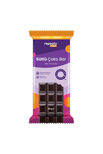 Repeats Yum Sütlü Çoko Bar 80gr