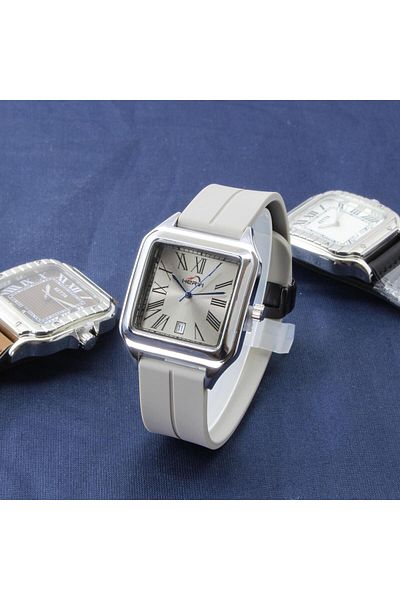 HERYI Wrist watch with a rubber strap