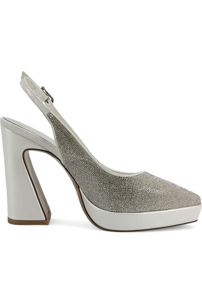 Beety 25by.128-0 Platform High Heeled Stone Women's Evening Dress Shoes
