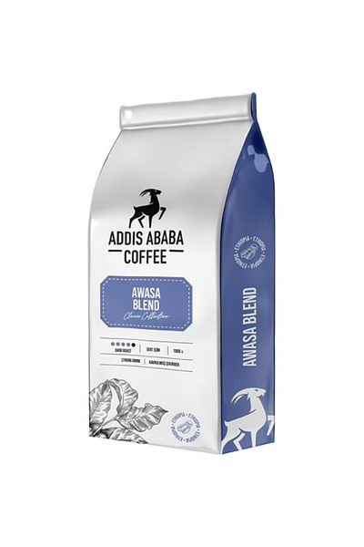 Addis Ababa Coffee Addis Ababa Coffee AWASA Blend coffee beans, Ethiopian origin, strong intensity, 250g