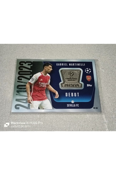 Topps غابرييل مارتينيلي يبدأ في دوري أبطال أوروبا 111/175