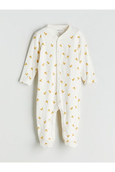 LC Waikiki V-Neck Printed Baby Girl Hospital Set of 2