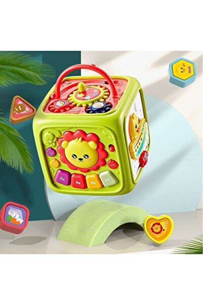 sallma Cub muzical interactiv, montessori cu 6 activitati