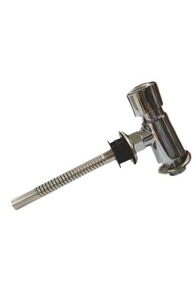 flores Urinal Faucet with Timer, Glossy Chrome