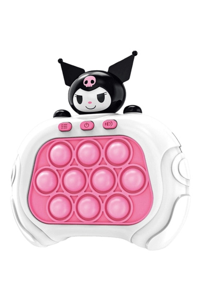 sallma Pop It Game Electronics, Premium Console, with Lights, 3 Colors, 4 Game Modes, Kuromi