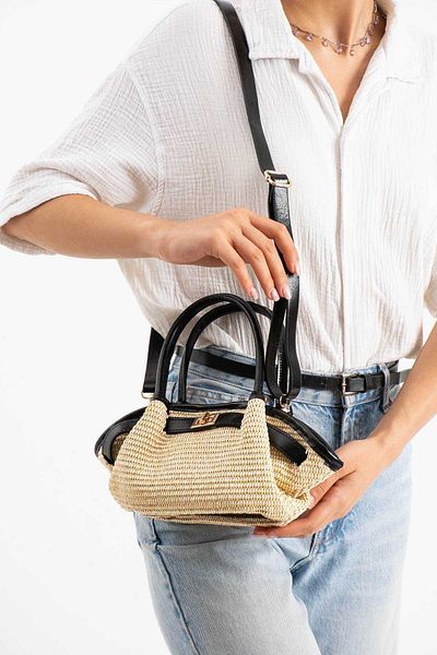 By-Kuss Capri Terra Straw Bag