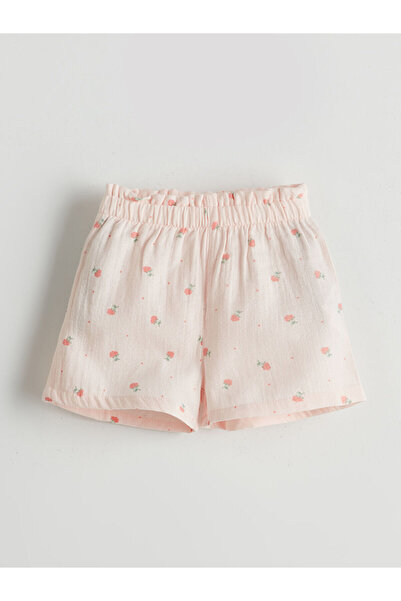 LC Waikiki LCW Çiçekli Çıtçıtlı Body ve Şort 2'li Fast Moda