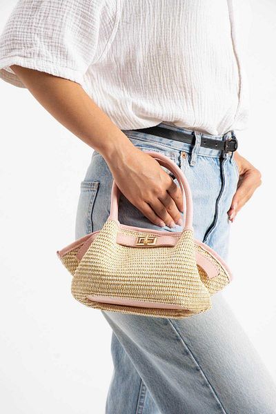 By-Kuss Capri Terra Straw Bag